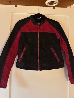 Free People Denim Moto Jacket